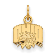 14k Gold LogoArt Ohio University Extra Small Pendant