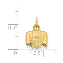 14k Gold LogoArt Ohio University Extra Small Pendant