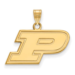 10k Gold LogoArt Purdue University Letter P Small Pendant