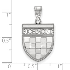 10kw Gold University of Richmond Large Shield Pendant
