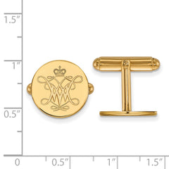 14k Gold LogoArt College of William and Mary Cuff Links