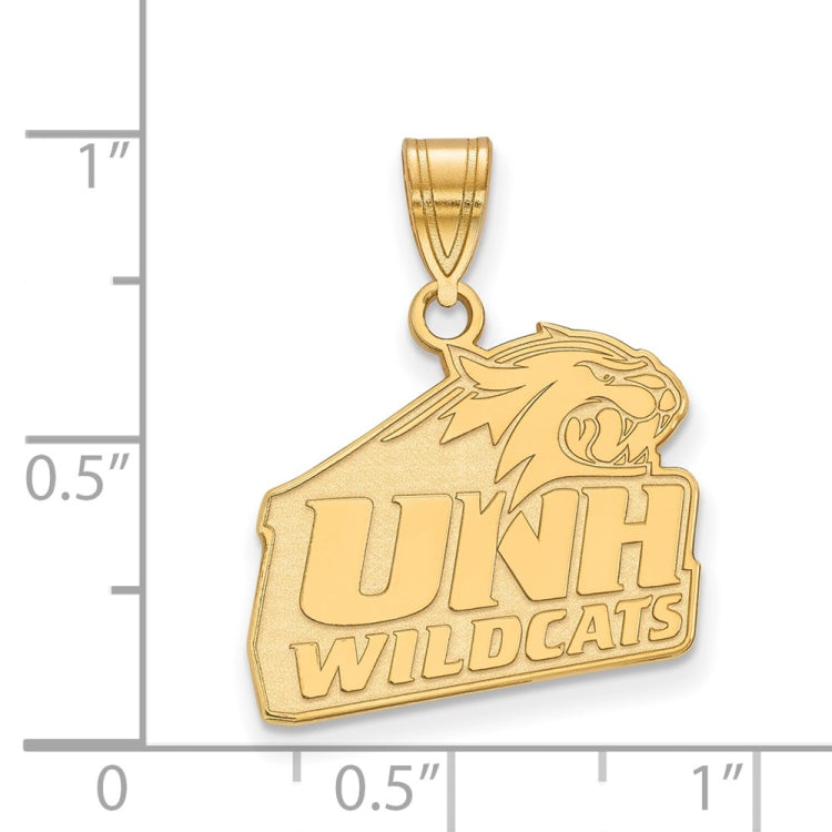 14k Gold LogoArt University of New Hampshire Medium Pendant