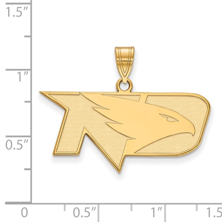 14k Gold LogoArt University of North Dakota Medium Pendant