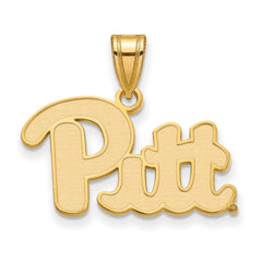 14k Gold LogoArt University of Pittsburgh Medium Pendant