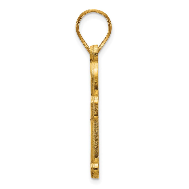 10k Gold LogoArt Baylor University Bears Large Pendant