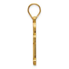 10k Gold LogoArt Baylor University Bears Large Pendant