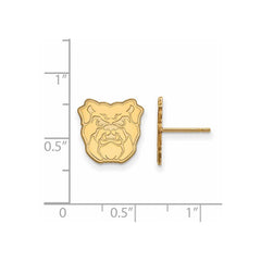 10k Gold LogoArt Butler University Bulldog Small Post Earrings