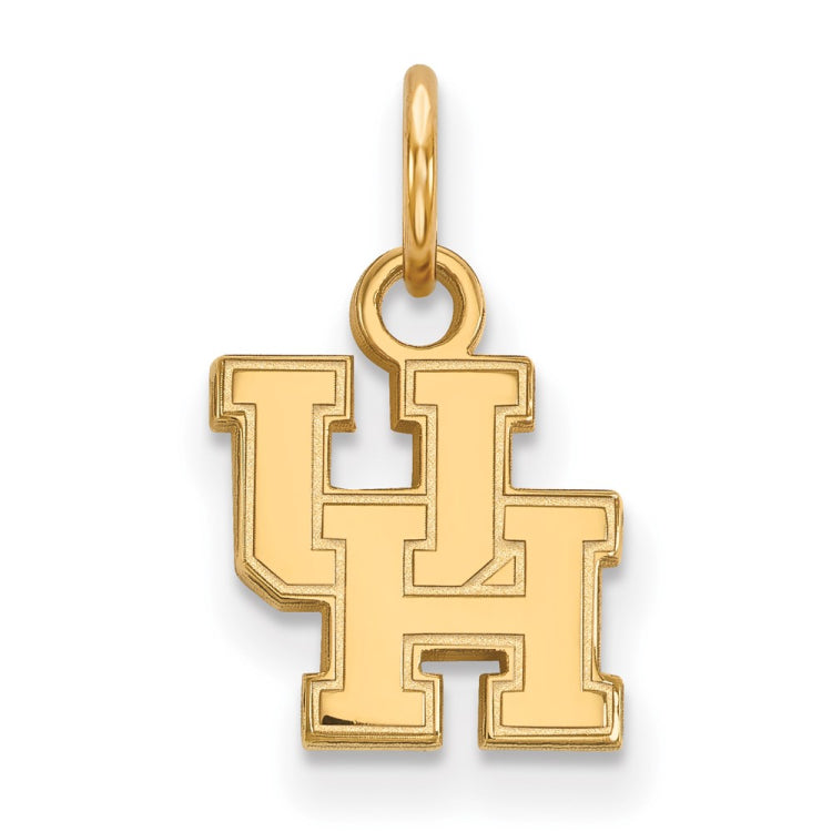 14k Gold LogoArt University of Houston U-H Extra Small Pendant
