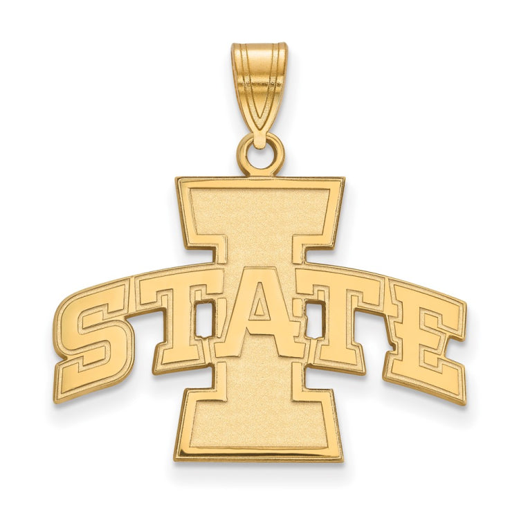 14k Gold LogoArt Iowa State University Large Pendant