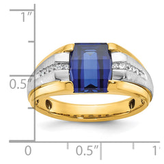10k Two-Tone Fancy Ring Mounting