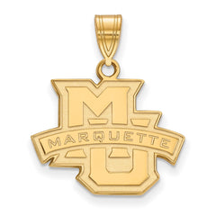 14k Gold LogoArt Marquette University Medium Pendant