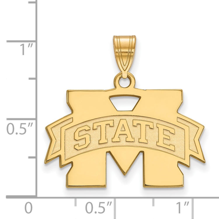 14ky LogoArt Mississippi State University Medium Pendant