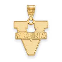 14k Gold LogoArt University of Virginia Medium Pendant