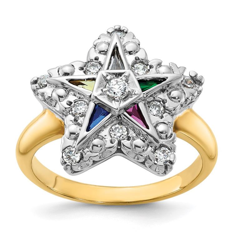 Ladies Eastern Star Ring Mounting