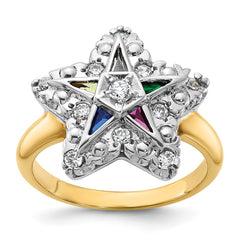 Ladies Eastern Star Ring Mounting
