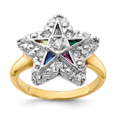 Ladies Eastern Star Ring Mounting