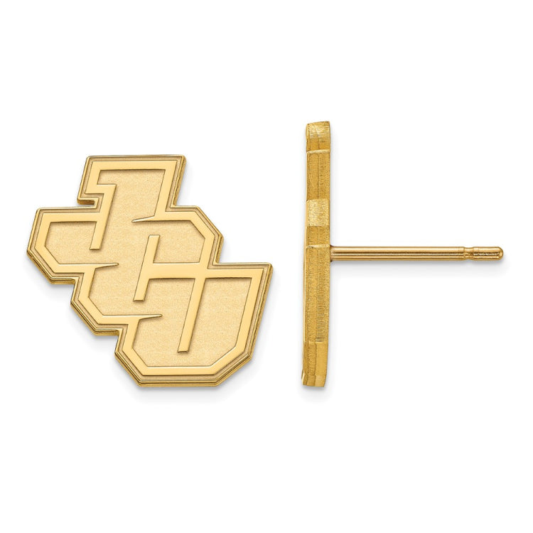 14k Gold LogoArt John Carroll University Small Post Earrings