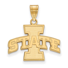 10k Gold LogoArt Iowa State University Medium Pendant