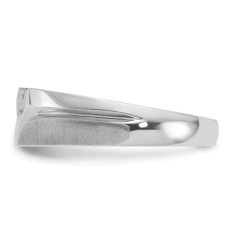 Men's White Gold .06ct tw Diamond Wedding Band Mounting