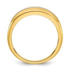 GENTS DOUBLE ROW DIAMOND BAND Mounting