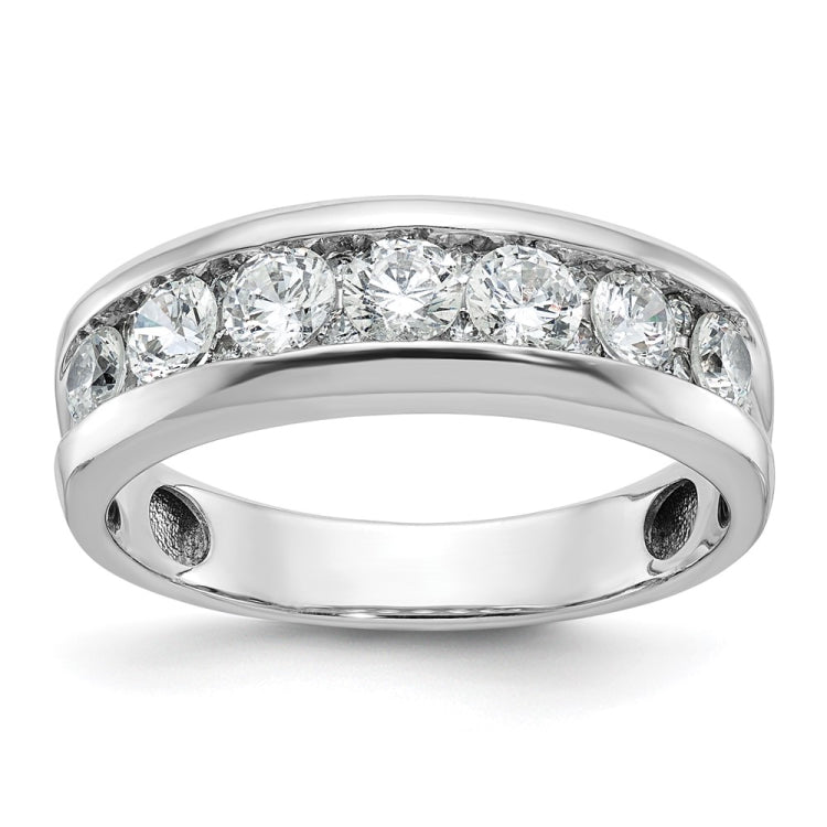 LDS WG DIAMOND BAND--GEM ON GEM Mounting