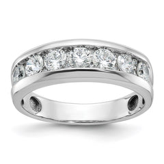 LDS WG DIAMOND BAND--GEM ON GEM Mounting