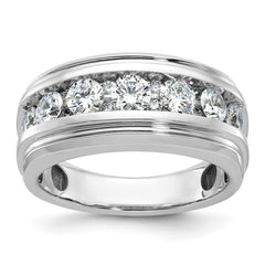 GENTS DIAMOND BAND--GEM ON GEM Mounting