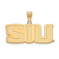 14k Gold LogoArt Southern Illinois University S-I-U Medium Pendant