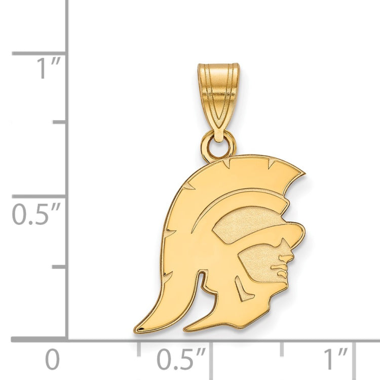 10k Gold University of Southern California Trojan Medium Pendant