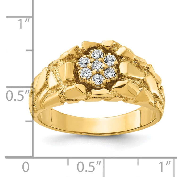 Men's Nugget Cluster Ring Mounting