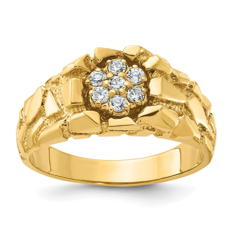Men's Nugget Cluster Ring Mounting