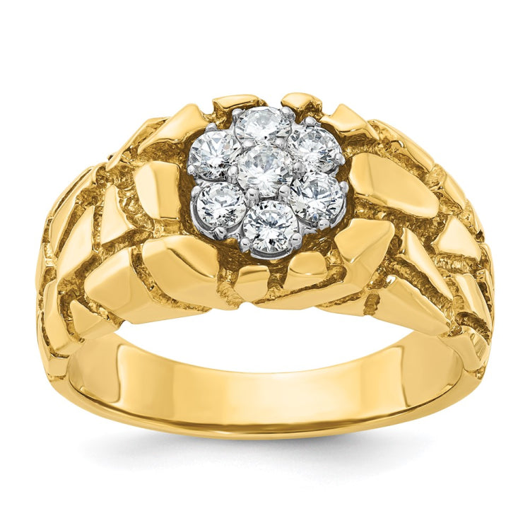 Men's Nugget Cluster Ring Mounting