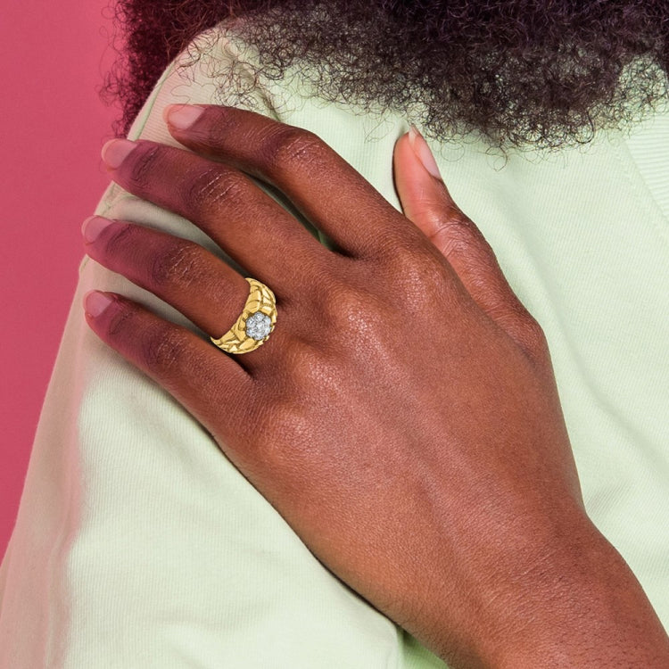 Men's Nugget Cluster Ring Mounting