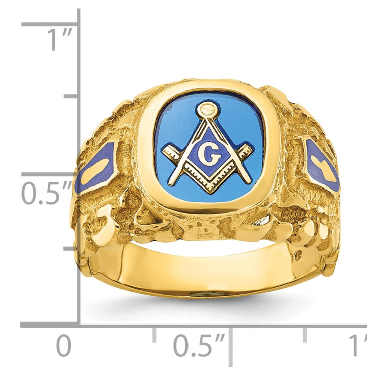 GTS BLUE STN MASONIC NUGGET Mounting