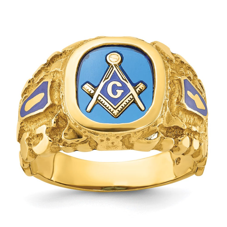GTS BLUE STN MASONIC NUGGET Mounting