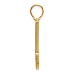 14k Gold LogoArt Oklahoma State University O-S-U Large Pendant