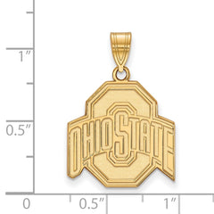 14k Gold LogoArt The Ohio State University Large Pendant
