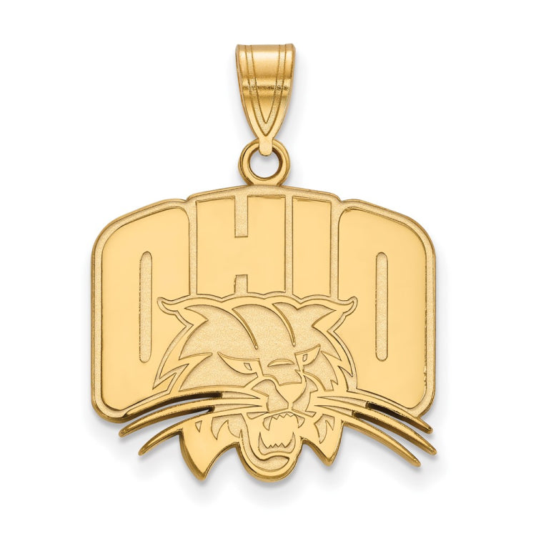 14k Gold LogoArt Ohio University Large Pendant