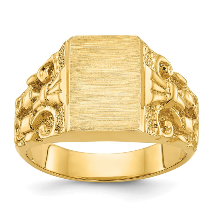 GTS SIGNET RING 13X8.6 Mounting