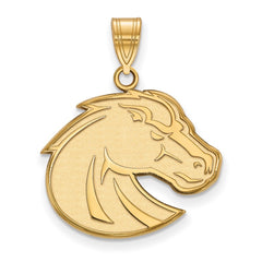 14k Gold LogoArt Boise State University Bronco Large Pendant