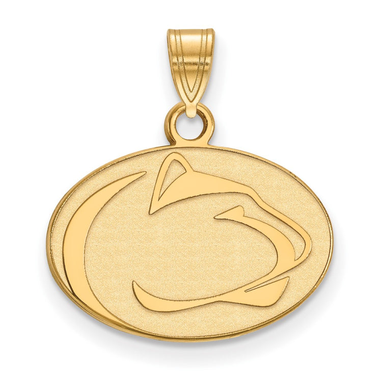 14k Gold LogoArt Penn State University Lion Small Pendant