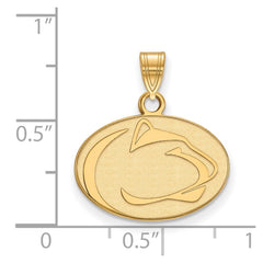 14k Gold LogoArt Penn State University Lion Small Pendant