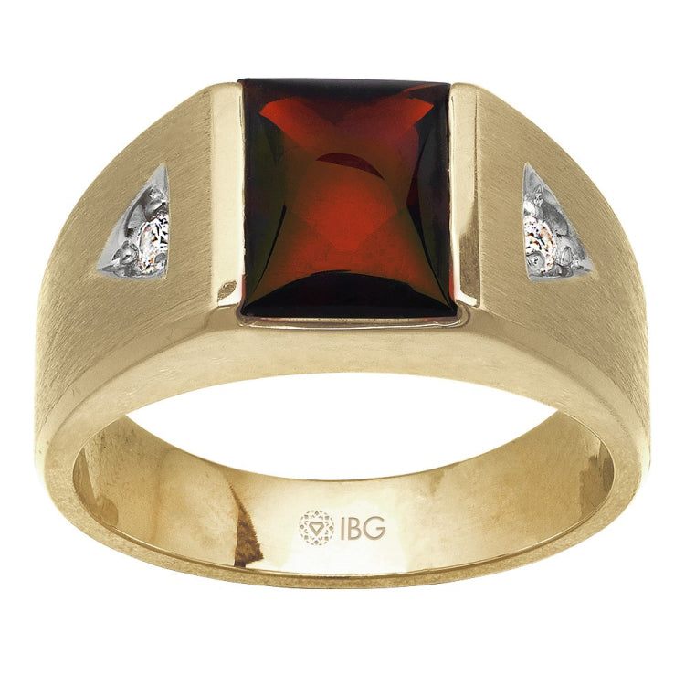 GTS YG GARNET RING MOUNTING