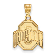 10k Gold LogoArt The Ohio State University Medium Pendant