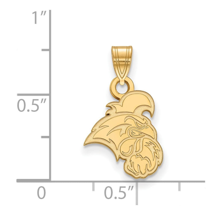 14k Gold LogoArt Coastal Carolina University Chanticleer Small Pendant