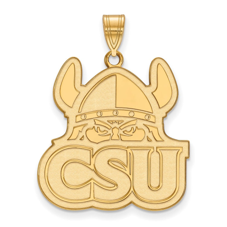 14k Gold LogoArt Cleveland State University Extra Large Pendant