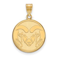 14k Gold LogoArt Colorado State University Ram Large Pendant