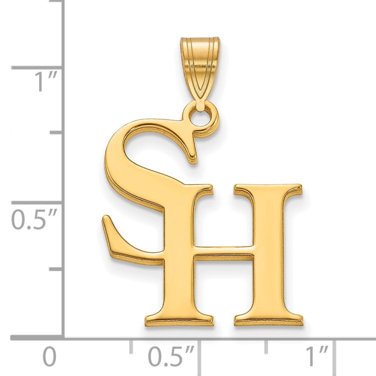 14k Gold LogoArt Sam Houston State University Large Pendant