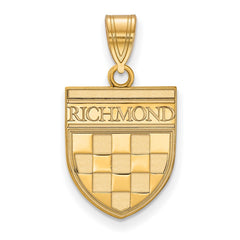 14ky Gold University of Richmond Medium Shield Pendant