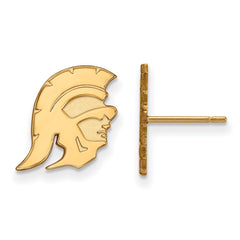 14k Gold University of Southern California Trojan Small Post Earrings